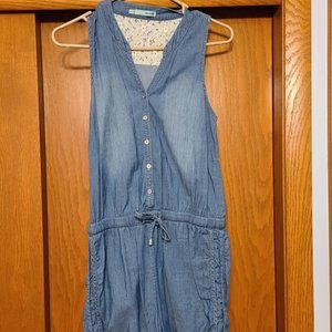 Denim Romper